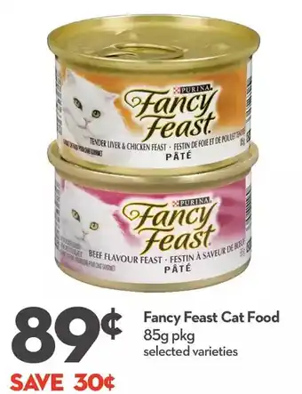 Longo's Fancy Feast Cat Food offer