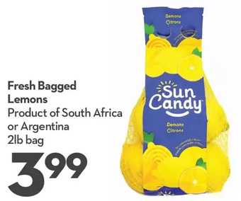 Longo's Fresh Bagged Lemons offer