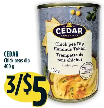 Marché Adonis Cedar Chick Peas Dip offer
