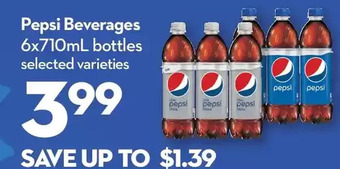 Longo's Pepsi Beverages offer