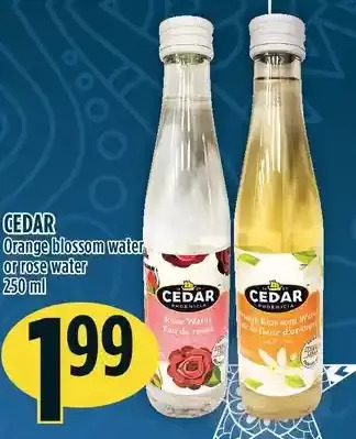 Marché Adonis Cedar Orange Blossom Water or Rose Water offer