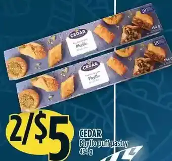 Marché Adonis Cedar Phyllo Puff Pastry offer