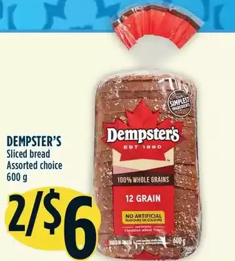 Marché Adonis Dempster's Sliced Bread offer