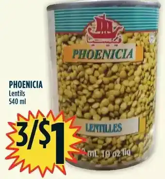Marché Adonis Phoenicia Lentils offer