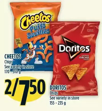 Marché Adonis Cheetos Chips | Doritos Chips offer