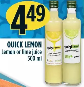 Marché Adonis Quick Lemon Lemon or Lime Juice offer