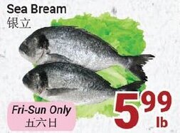 Oceans Fresh Food Market Sea Bream offer