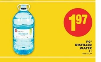 No Frills PC Distilled Water offer