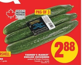 No Frills Farmer's Market English Cucumbers offer