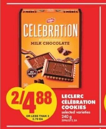 No Frills Leclerc Célébration Cookies offer