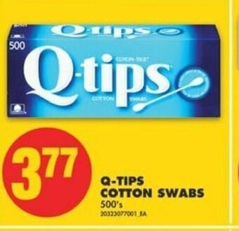 No Frills Q-Tips Cotton Swabs offer