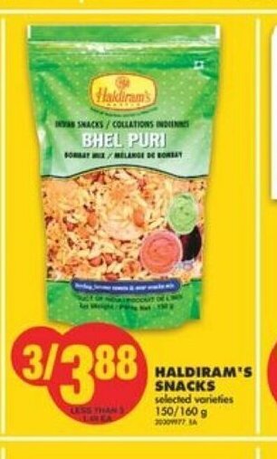 No Frills Haldiram's Snacks offer