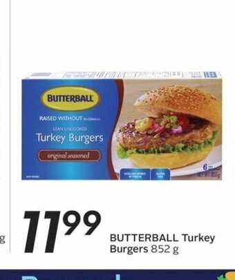 Sobeys Butterball Turkey Burgers offer