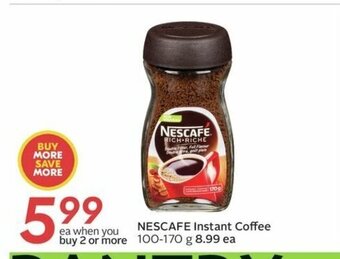 Sobeys NESCAFE Instant Coffee offer