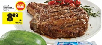Real Canadian Superstore Prime Rib Grilling Steak offer