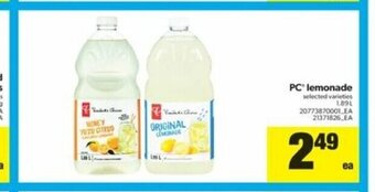 Real Canadian Superstore PC Lemonade offer