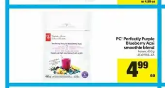 Real Canadian Superstore PC Perfectly Purple Blueberry Acai Smoothie Blend offer
