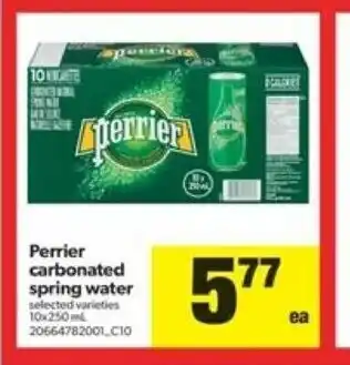 Real Canadian Superstore Perrier Carbonated Spring Water offer