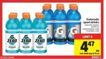 Real Canadian Superstore Gatorade Sport Drinks offer