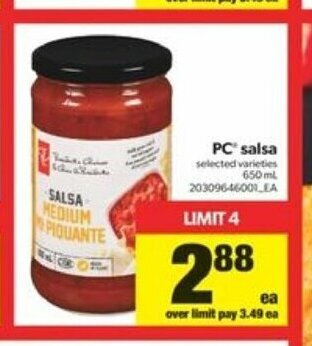 Real Canadian Superstore PC Salsa offer