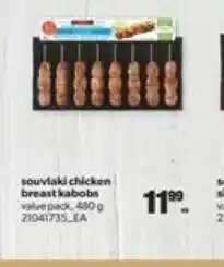 Real Canadian Superstore Souvlaki Chicken Breast Kabobs offer