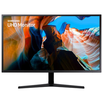 Best Buy Samsung 32" 4K 60Hz 4ms GTG VA LED FreeSync Gaming Monitor (LU32J590UQNXZA) - Black - Open Box offer