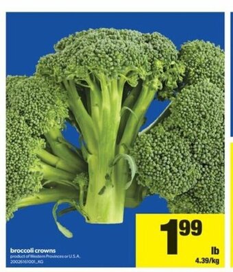 Real Canadian Superstore Broccoli Crowns offer