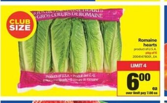 Real Canadian Superstore Romaine Hearts offer