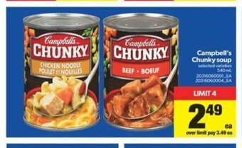 Real Canadian Superstore Campbell's Chunky Soup offer