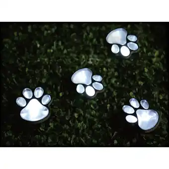 Giant Tiger Solar Paw String Lights, White, 6.5-ft. offer