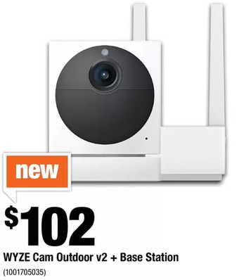 Home Depot Wyze Cam Outdoor V2 + Base Station offer