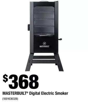Home Depot Masterbuilt Digital Electric Smoker offer