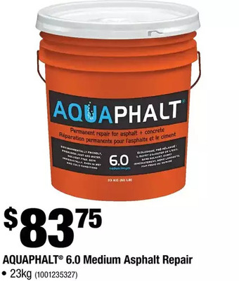 Home Depot Aquaphalt 6.0 Medium Asphalt Repair offer