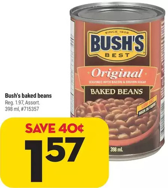 Giant Tiger Bush's Baked Beans offer