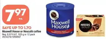 Giant Tiger Maxwell House offer
