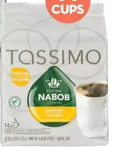 Giant Tiger Tassimo Coffee Pods offer