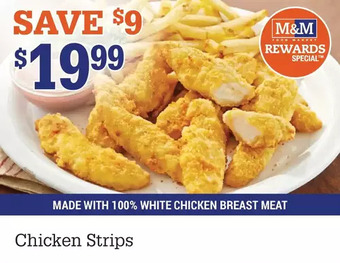 M & M Food Market Chicken Strips offer