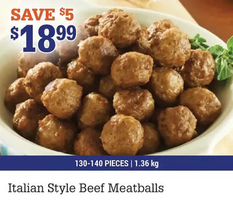 M & M Food Market Italian Style Beef Meatballs offer