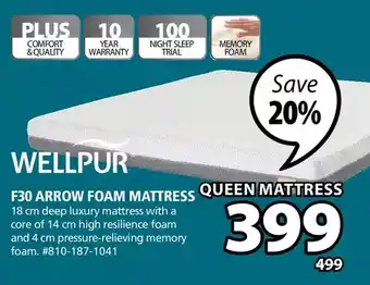 JYSK WELLPUR F30 (Queen) offer