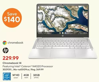 Staples HP Chromebook 14 offer