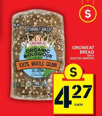 Food Basics Oroweat Bread offer