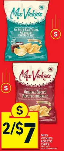 Food Basics Miss Vickie's Potato Chips offer