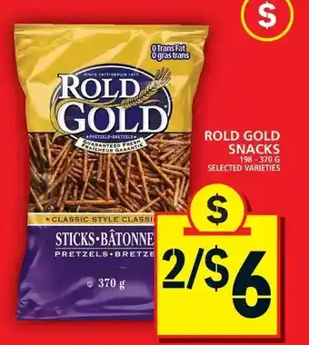 Food Basics Rold Gold Snacks offer