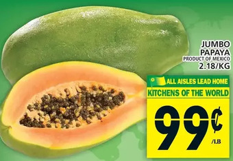 Food Basics Jumbo Papaya offer