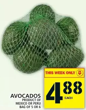 Food Basics Avocados offer