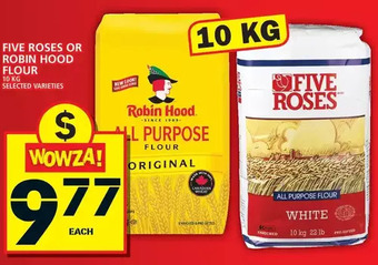 Food Basics Five Roses or Robin Hood Flour offer