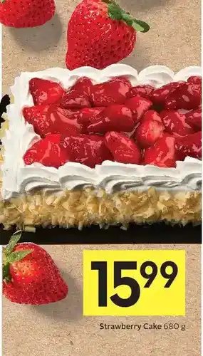 Foodland Strawberry Cake offer