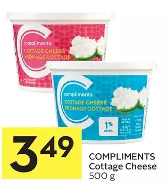 Foodland Compliments Cottage Cheese offer