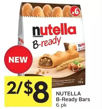 Foodland Nutella B-Ready Bars offer