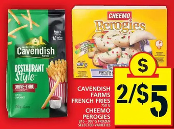Food Basics Cavendish Farms French Fries | Cheemo Perogies offer